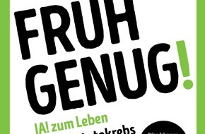 Andrea Rehn PR: FRÜH GENUG! JA! zum Leben mit Prostatakrebs - erscheint im April 2025 im Verlag Berg & Feierabend