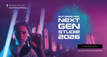 Gesellschaft f&uuml;r Qualit&auml;tspr&uuml;fung mbH: NextGen Studie 2026: Was junge Bankkundinnen und -kunden wirklich erwarten