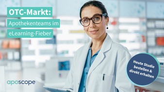 aposcope: OTC-Markt in der Apotheke: Teams setzen voll auf Online-Informationsquellen / Neue Marktanalyse von aposcope