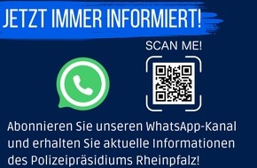 Polizeipräsidium Rheinpfalz: POL-PPRP: Weiterhin Glättegefahr auf den Straßen