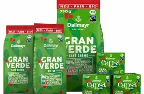 Alois Dallmayr Kaffee oHG: Grün. Grüner. Gran Verde: Dallmayr präsentiert erste Kaffee-Linie mit Bio- und Fairtrade-Siegel für den Handel