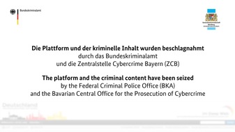 Bundeskriminalamt: BKA: Darknet-Marktplatz: Mutmaßlicher Administrator festgenommen / 22-Jähriger soll seit November 2018 die Plattform "Deutschland im Deep Web" betrieben haben