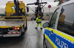 Wiesbaden - Polizeipräsidium Westhessen: POL-WI: Maschinen aus PKW entwendet +++ in Keller eingebrochen +++ Roller entwendet +++ Verkehrskontrolle in Mainz-Kastel