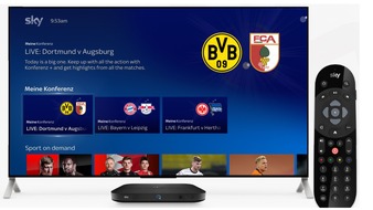 Sky Deutschland: "So hast Du die Bundesliga noch nie gesehen"- Die neue "Meine Konferenz"-Funktion für ein selbst gestaltbares Fan-Erlebnis mit Sky Q
