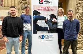 Polizei M&uuml;nster: POL-MS: Zehn Jahre "Kurve kriegen" in M&uuml;nster - Initiative zur Kriminalpr&auml;vention von Kindern und Jugendlichen