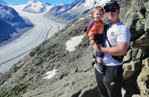 Aletsch Arena AG: Ein junger, alleinerziehender Vater entdeckt für sich die Ruhe der Berge