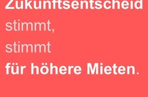 BFW Landesverband Nord: Wer für den Zukunftsentscheid stimmt, stimmt für höhere Mieten