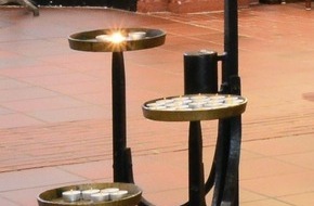 Polizeiinspektion Wilhelmshaven/Friesland: POL-WHV: Diebstahl eines Kerzenleuchters mit Opferstock aus der Banter Kirche (mit Bild)
