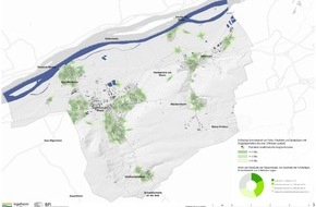 Energie- und Klimaschutzagentur Rheinland-Pfalz GmbH: Stadtgr&uuml;n gegen Hitze: Wie gut erreichen Ingelheimer k&uuml;hlende Oasen?