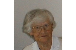 Polizeidirektion Göttingen: POL-GOE: (565/2009) 94 Jahre alte Anna Ehrlich aus Seniorenheim in Hann. Münden vermisst - Polizei bittet um Hinweise