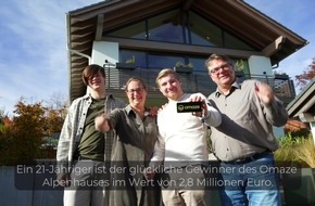 Bank-Azubi räumt ab: 21-Jähriger gewinnt 2,8-Millionen-Euro-Luxusvilla in Bayern - für nur 25 Euro