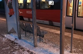 Bundespolizeiinspektion Rostock: BPOL-HRO: Kinder und Jugendliche verwüsten S-Bahn Haltepunkt