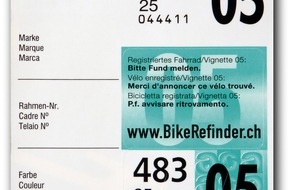 The Key Company: Vignettes pour vélos 05 avec nouveau système de découverte en Suisse