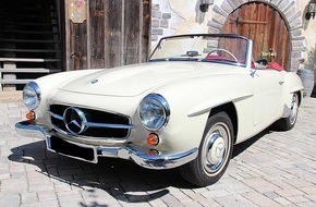 Polizeipräsidium Mainz: POL-PPMZ: Mainz - Lennebergwald, Diebstahl eines Mercedes-Benz 190 SL - Oldtimer