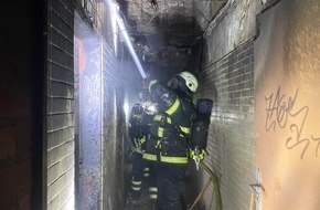 Feuerwehr Herdecke: FW-EN: Brand im verlassenen Kraftwerksgebäude