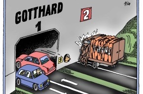 Alpen-Initiative: Col raddoppio del Gottardo aumenta la capacità stradale