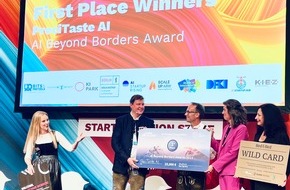 PreciTaste: Als Deutschlands beste KI-Lösung ausgezeichnet: PreciTaste AI erzielt ersten Platz bei den AI Beyond Borders Awards 2023 / Ausgezeichnet als bestes Start-up durch das AI Competence Center