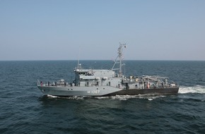 Presse- und Informationszentrum Marine: Minenjagdboot "Bad Rappenau" ist auf Heimatkurs (mit Bild)