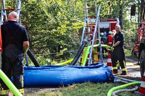 FW-PB: Großübung - Waldbrand in der Egge simuliert