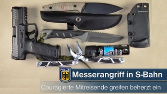 Bundespolizeidirektion München: Bundespolizeidirektion München: Couragierte Reisende greifen ein

Mit Messer gegen Hinweisgeber auf Rauchverbot