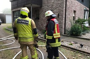 Feuerwehr Stolberg: FW-Stolberg: Zimmerbrand mit starker Rauchentwicklung