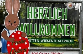 Polizeidirektion Kaiserslautern: POL-PDKL: Diebstahl: Wer hat die "Osterh&auml;sin" geklaut?