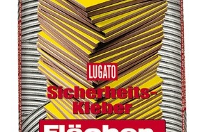 LUGATO GmbH & Co. KG: Flächenwunder von Lugato auf der DIY\047TEC in Köln / Innovativer Fliesenklebstoff als Rezeptur-Sensation: 18 kg ergiebig wie 25 kg