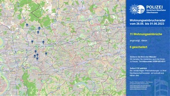 Polizeipräsidium Oberhausen: POL-OB: Wohnungseinbruchsradar - Wir brauchen Ihre Augen und Ohren!
