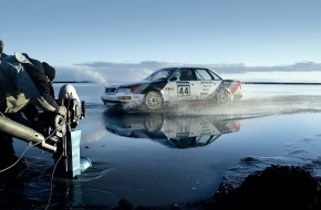 Audi AG: Audi dreht einen der spektakulärsten Werbespots der Unternehmensgeschichte: Wasser, Sand und Eis - Mit dem Q7 vor der Kulisse Islands