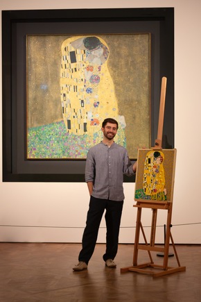 Vorgestellt im Belvedere Museum Wien - LEGO® Art Masterpiece: Gustav Klimt - Der Kuss