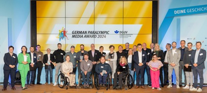 Deutsche Gesetzliche Unfallversicherung (DGUV): Berichterstattung über Behindertensport ausgezeichnet / Gesetzliche Unfallversicherung verleiht German Paralympic Media Award zum 23. Mal