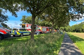 Feuerwehr Flotwedel: FW Flotwedel: Zwei Schwerstverletzte nach Verkehrsunfall auf B214 bei Eicklingen