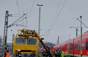 Bundespolizeidirektion München: Bundespolizeidirektion München: Stromunfall, gefährlicher Eingriff in den Bahnverkehr und Widerstand gegen Vollstreckungsbeamte