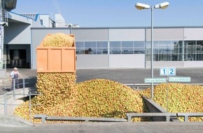 VdF Verband der deutschen Fruchtsaft-Industrie: Keltereien produzieren Apfelsaft auf Hochtouren - alles wird verarbeitet