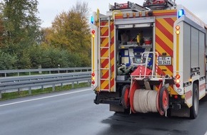 Feuerwehr Dorsten: FW-Dorsten: +++ Tödlicher Motorradunfall auf der Bundesautobahn 31 in den frühen Morgenstunden +++