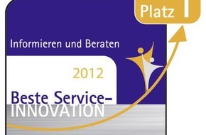 DVAG Deutsche Vermögensberatung AG: IT-Unterstützung auf höchstem Niveau: DVAG gewinnt "Service-Innovationspreis 2012" für den Einsatz des iPads in der Kundenberatung (BILD)