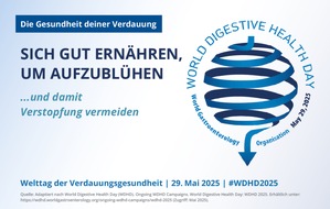 Mylan Germany GmbH (A Viatris Company): Pressemitteilung: Zum Welttag der Verdauungsgesundheit am 29. Mai: Eine gesunde Verdauung hält Körper, Geist und Seele im Gleichgewicht