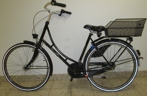 Polizeiinspektion Oldenburg-Stadt / Ammerland: POL-OL: +++ Polizei sucht Eigentümer eines sichergestellten Fahrrades +++