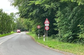 Polizeiinspektion Rotenburg: POL-ROW: Polizei &uuml;berwacht Tempo am Bezirkszeltlager der Jugendfeuerwehren