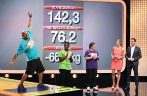 SAT.1: Finale mit Wow-Effekt: "The Biggest Loser" erzielt mit 16,7 Prozent Marktanteil Staffelbestwert in SAT.1 / Sieger Jack verliert 66 Kilo (BILD)