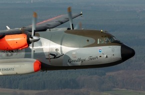 PIZ Luftwaffe: Good bye Transall - Der "Engel der Lüfte" fliegt Abschiedstour in den Süden Deutschlands