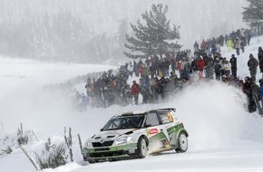 Skoda Auto Deutschland GmbH: Halbzeit bei der 'Monte': Wiegand/Christian auf Gesamtrang 11 und Klassenbeste! (BILD)