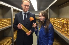 ZDF: Die "logo!"-Kinderreporter sind wieder unterwegs / Vier prominente Persönlichkeiten im Interview bei KiKA (FOTO)