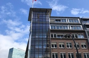 Industrie Kletterer Hamburg: Frühling in Hamburg - wenn Fassaden in neuem Glanz erstrahlen