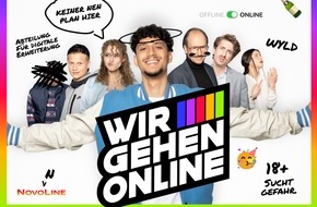 NOVO INTERACTIVE: Online-Glücksspiel / NOVOLINE-Kampagne "Wir gehen online" gestartet