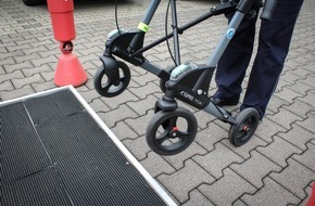 Polizei Bochum: POL-BO: Erinnerung: Rollator-Training vor der Stadtgalerie in Witten am 6. Oktober