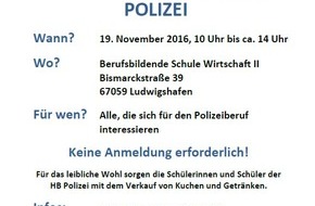 Polizeipräsidium Rheinpfalz: POL-PPRP: Nachwuchswerbung - Bewerbertraining für den Polizeiberuf