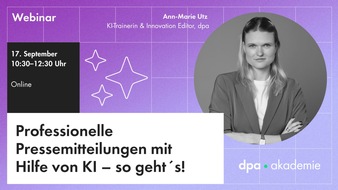 dpa-Akademie: Pressemitteilungen schreiben mit KI I dpa-Akademie
