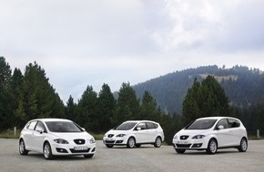 SEAT Deutschland GmbH: SEAT Leon: nur 99 g/km CO2 (mit Bild) / Die neuen SEAT ALTEA und LEON ECOMOTIVE Modelle
