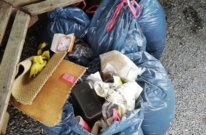 Polizeiinspektion Hameln-Pyrmont/Holzminden: POL-HOL: Erneute Müllentsorgung im Bereich der Rühler Schweiz